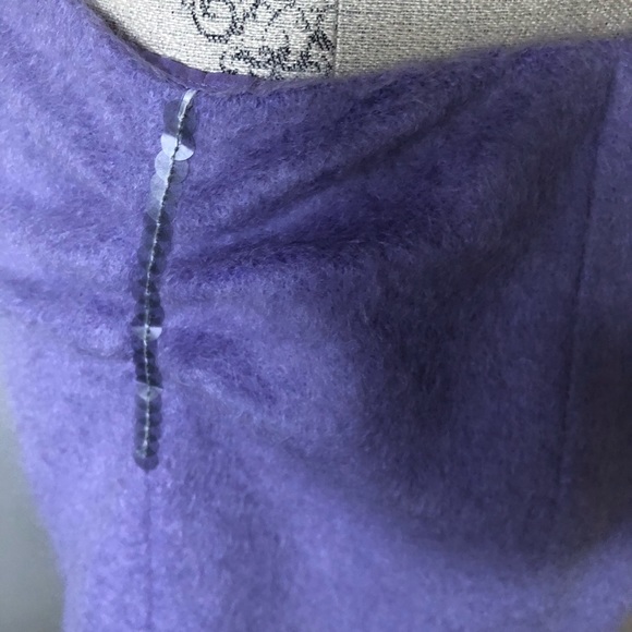 Gabriele Strehle Lined Mohair Lavender Skirt